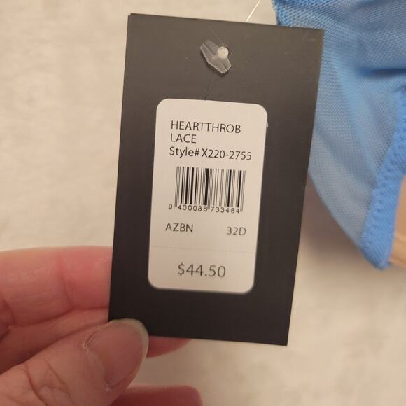 NWT Frederick's‎ of Hollywood Heartthrob Lace Underwire Push Up Racer Back Bra - Picture 4 of 6